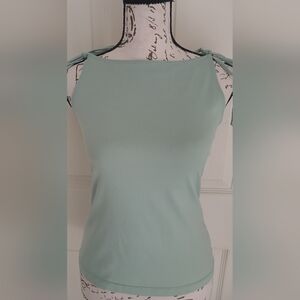 5/$25 Y2k Too Hot Sleek Mint Green Women's Tank Top